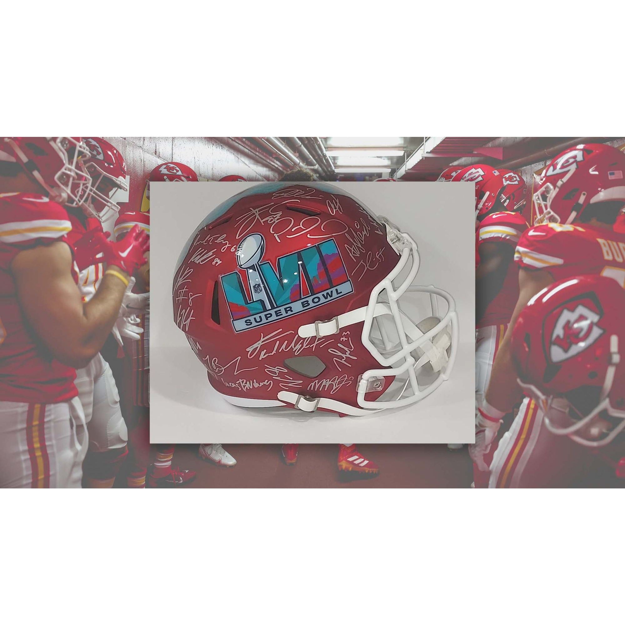 Riddell Super Bowl 57 Champions Kansas City Chiefs Speed Mini