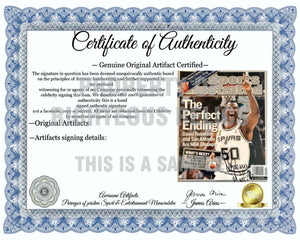 David Robinson Complete Sports Illustrated signed with proof