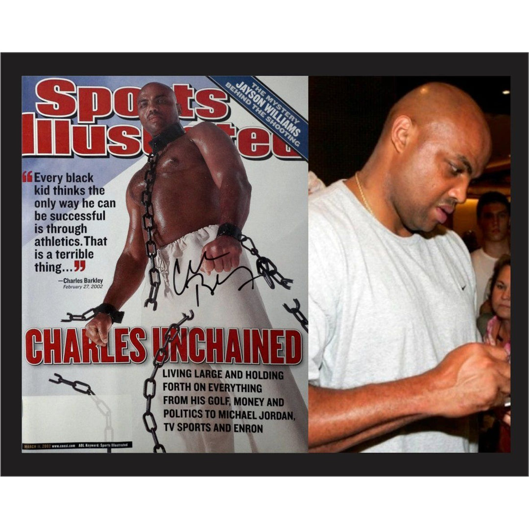 Charles Barkley complete Sports Illustrated signed