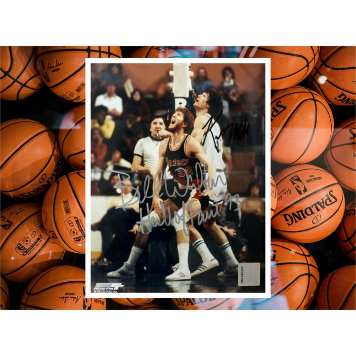 Bill Walton Portland Trail Blazers 8 x 10 photo signed