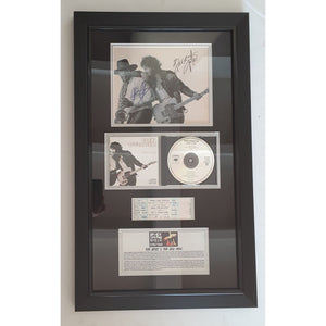 Bruce Springsteen and Clarence Clemons signed and framed with proof