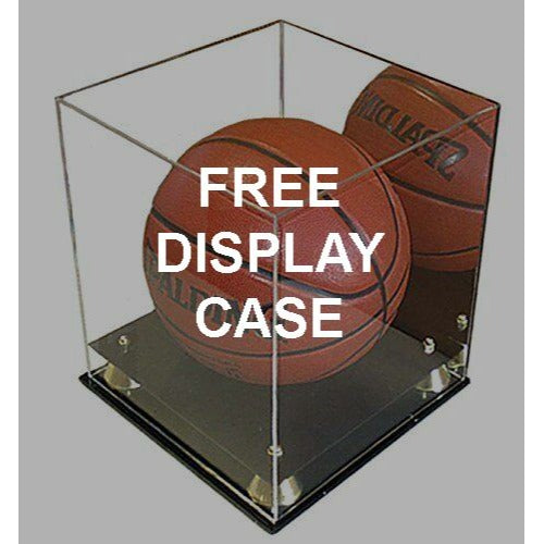 Golden State Warriors 2017-18 NBA champs Stephen Curry, Klay Thompson Kevin Durant team signed basketball with free proof with free case