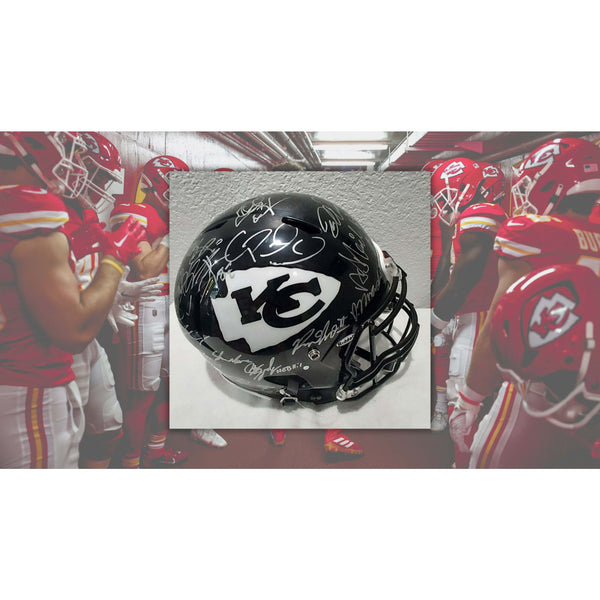 Creed Humphrey Autographed Kansas City Chiefs Black Custom #52