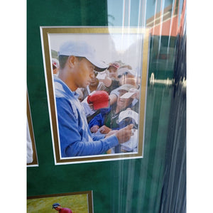 Tiger Woods 2008 US Open signed flag with proof