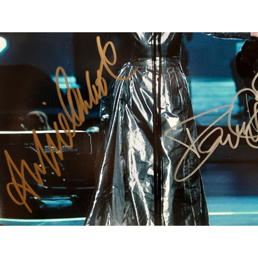 Dave Stewart and Annie Lennox, Eurythmics 8 x 10 signed photo with proof