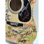 Load image into Gallery viewer, Michael Jackson , Mick Jagger, Madonna, Bruce Springsteen signed guitar with proof
