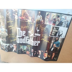 The Godfather cast signed 20 by 30 photo cast signed with proof