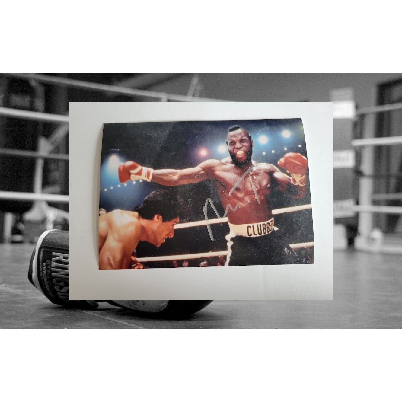 Mr. T "Clubber Lang" Rocky 5 x 7 photograph signed