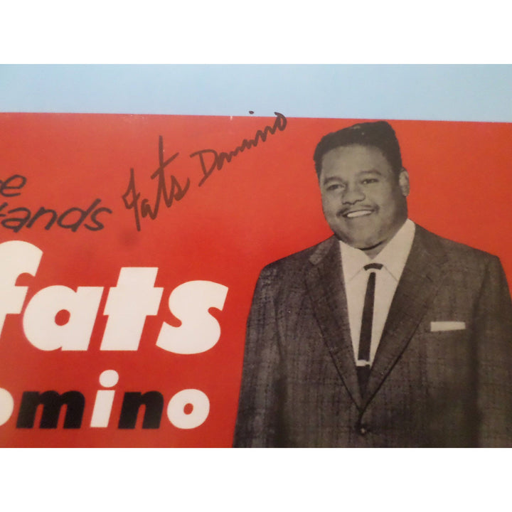 Fats Domino 8 x 10 sign photo