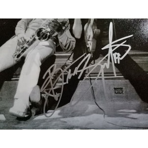 Clarence Clemons and Bruce Springsteen 8 x 10 signed photo with proof