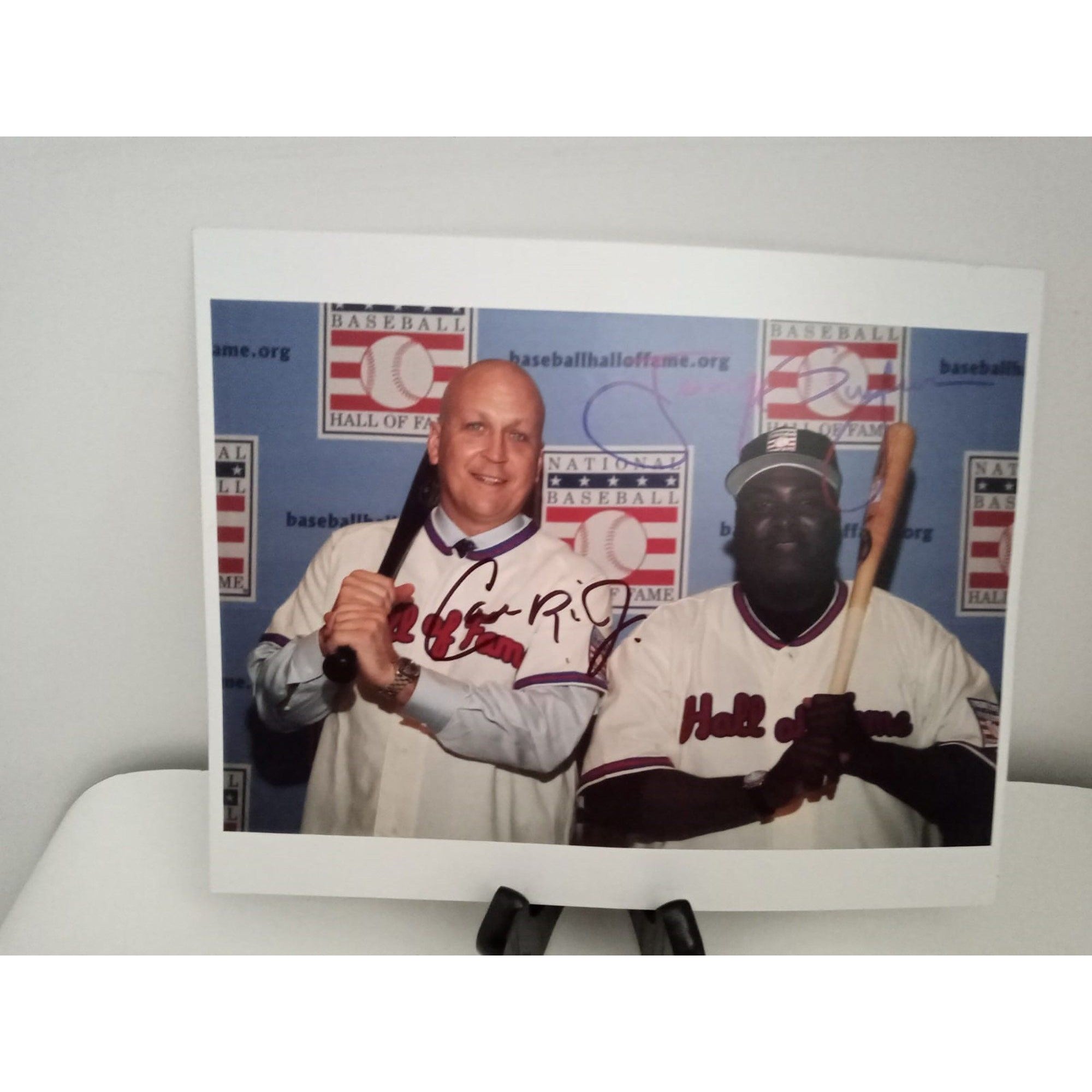 Cal Ripken Jr. And Tony Gywnn 8 by 10 signed photo with proof