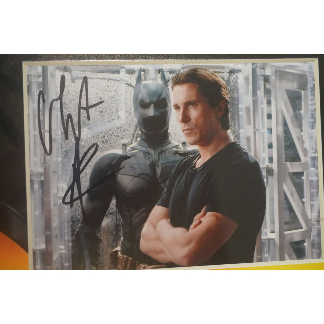 Batman Adam West, Michael Keaton, Christian Bale, Robert Pattinson, George Clooney, Ben Affleck 5x7 photos framed and signed with proof