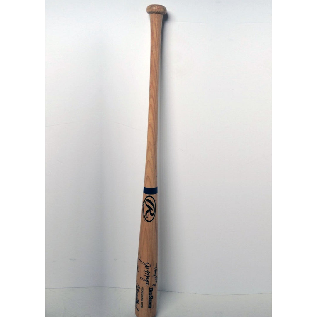 Joe Morgan, Pete Rose, Tony Perez, Johnny Bench, Cincinnati Reds bat signed $399