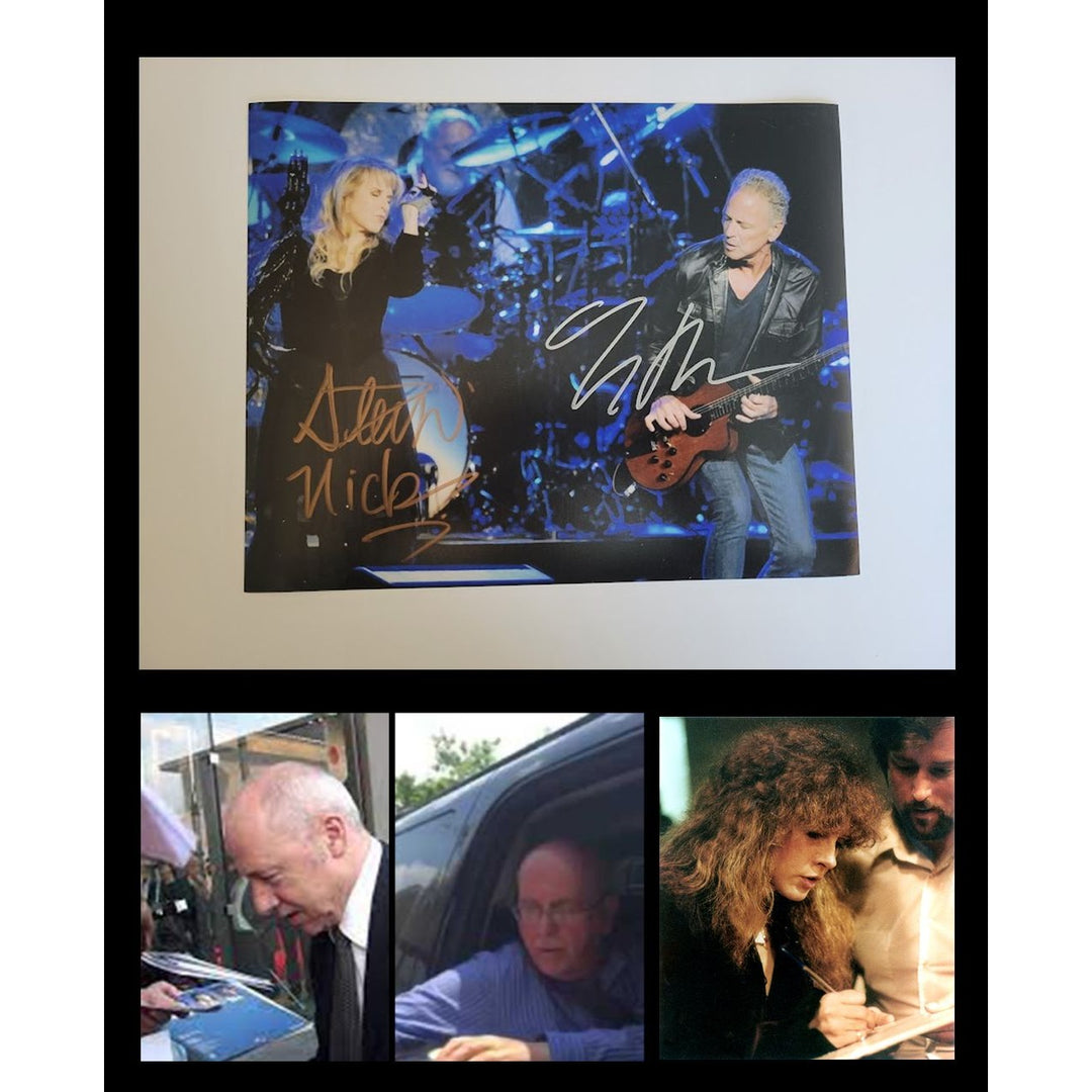 Stevie Nicks and Mark Knopfler Dire Straits 8x10 photo signed with proof