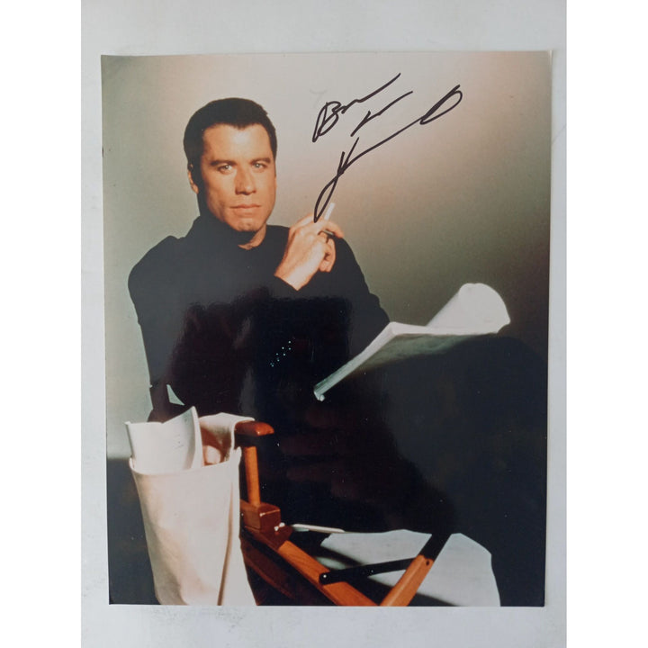 John Travolta 8 x 10 signed photo with proof