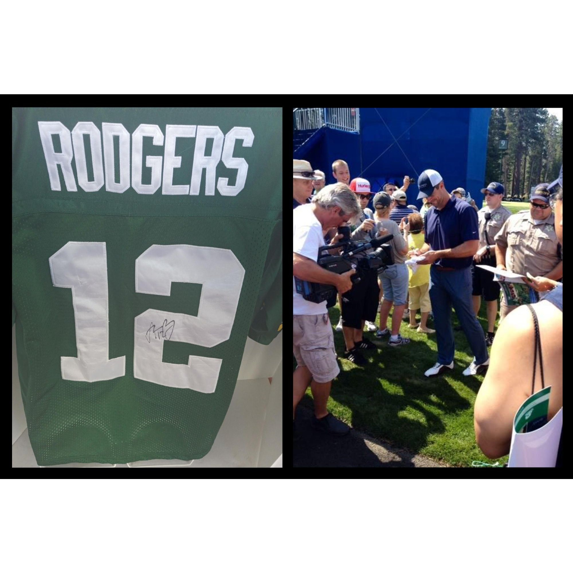 Aaron Rodgers game model Green Bay Packers jersey signed with proof –  Awesome Artifacts