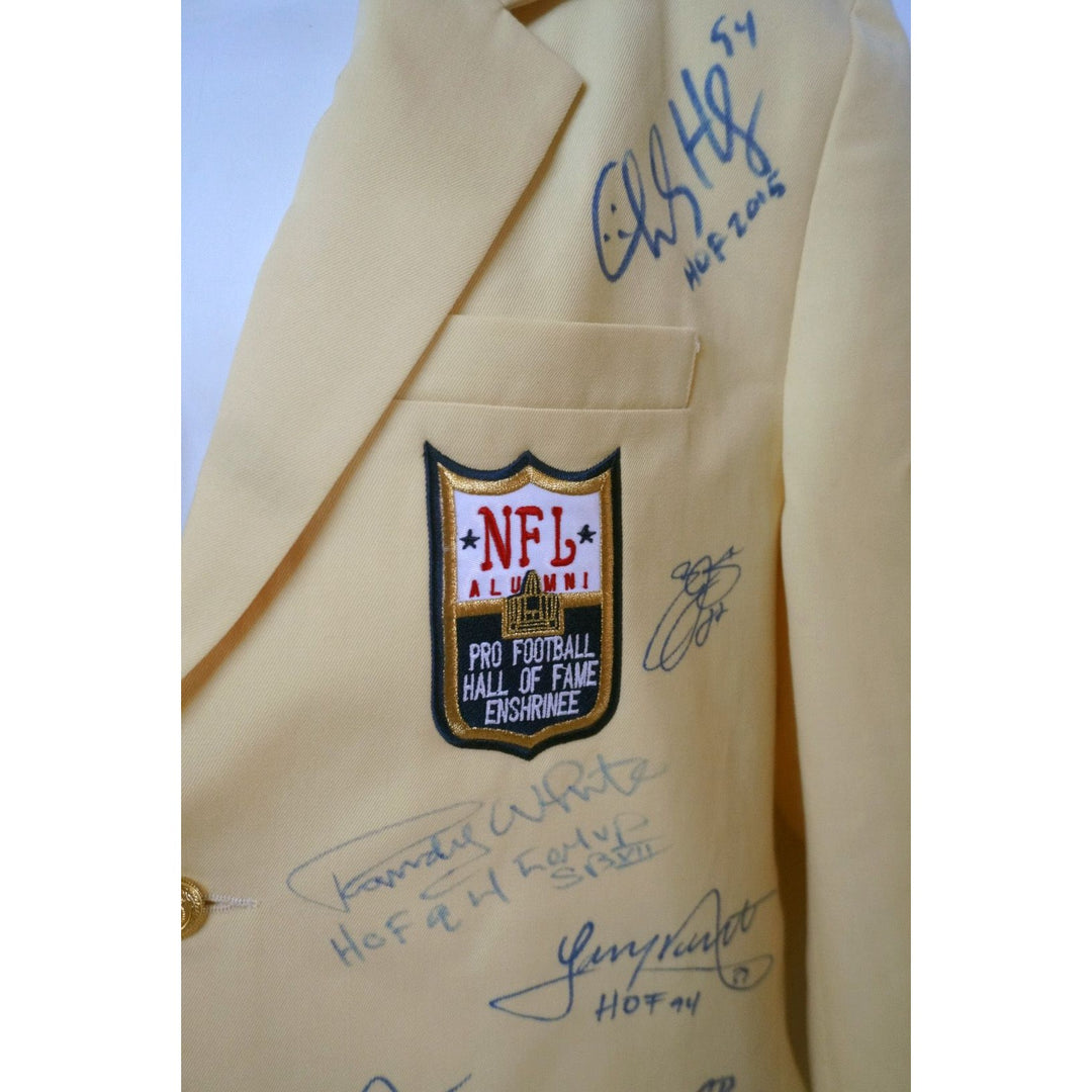 Emmitt Smith, Troy Aikman, Deion Sanders, Dallas Cowboys signed with proof