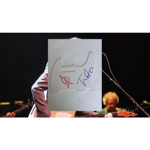Tom Petty guitar pickguard signed