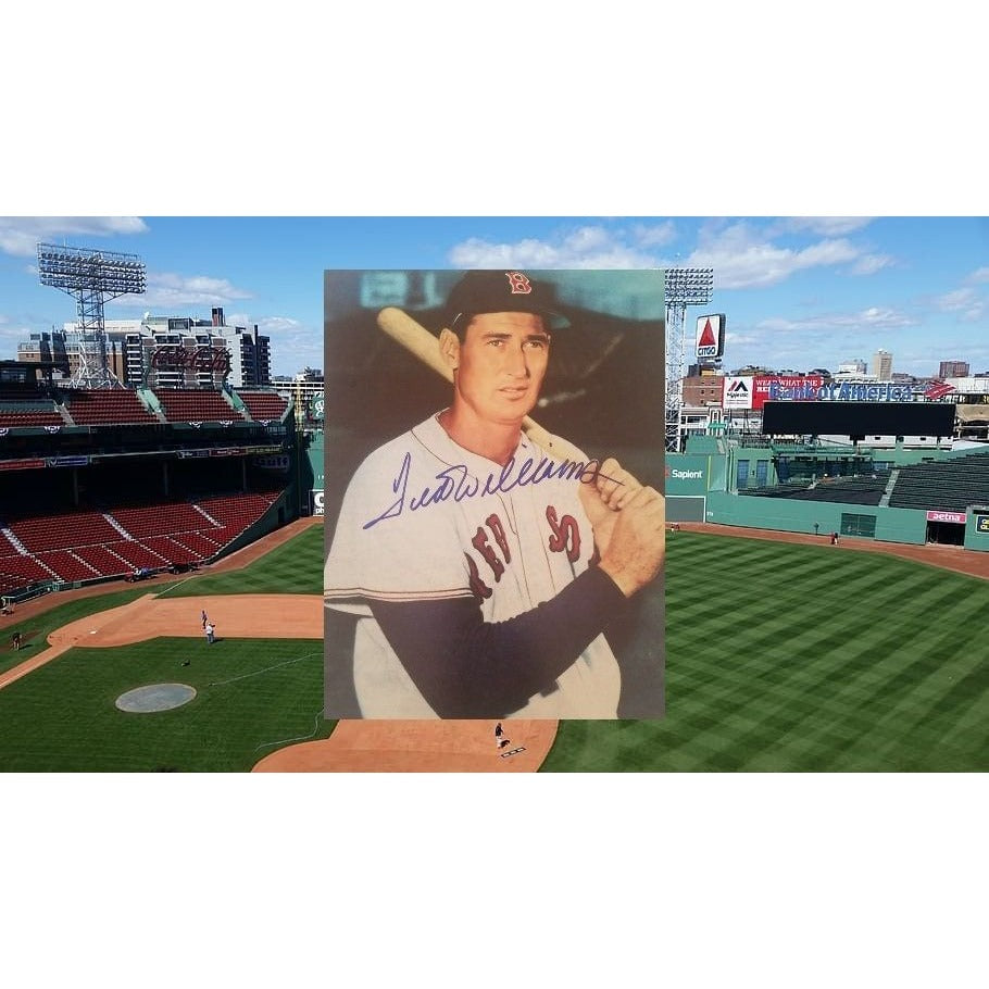 Ted Williams Boston Red Sox 8 x10 signed photo