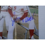 Load image into Gallery viewer, Joe Morgan Pete Rose and Johnny Bench 8 by 10 signed photo

