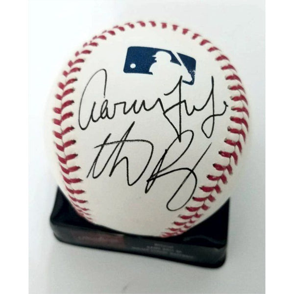 Aaron Judge and Anthony Rizzo New York Yankees Autographed