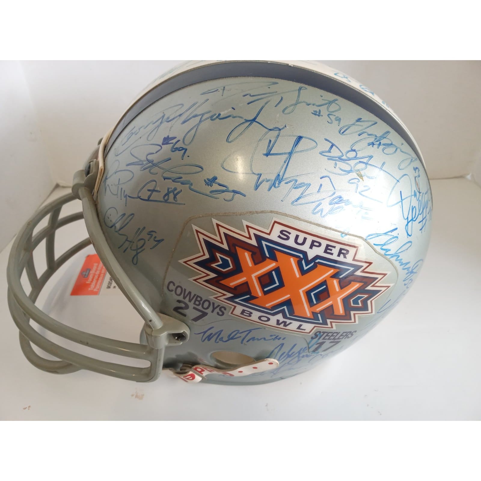 Lot Detail - 1995 Dallas Cowboys Offense Signed Game Model Helmet