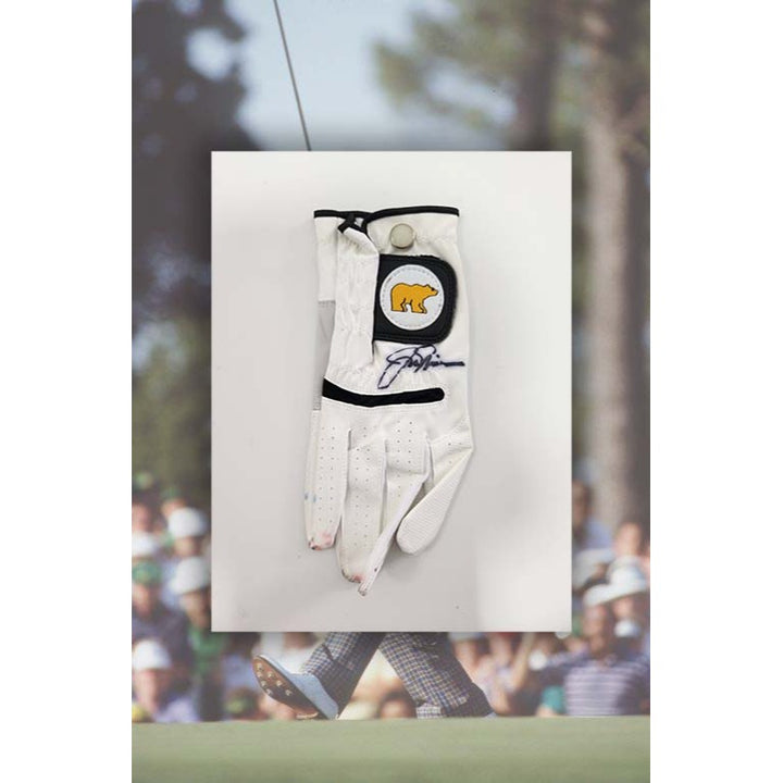 Jack Nicklaus the Golden Bear golf glove signed with proof