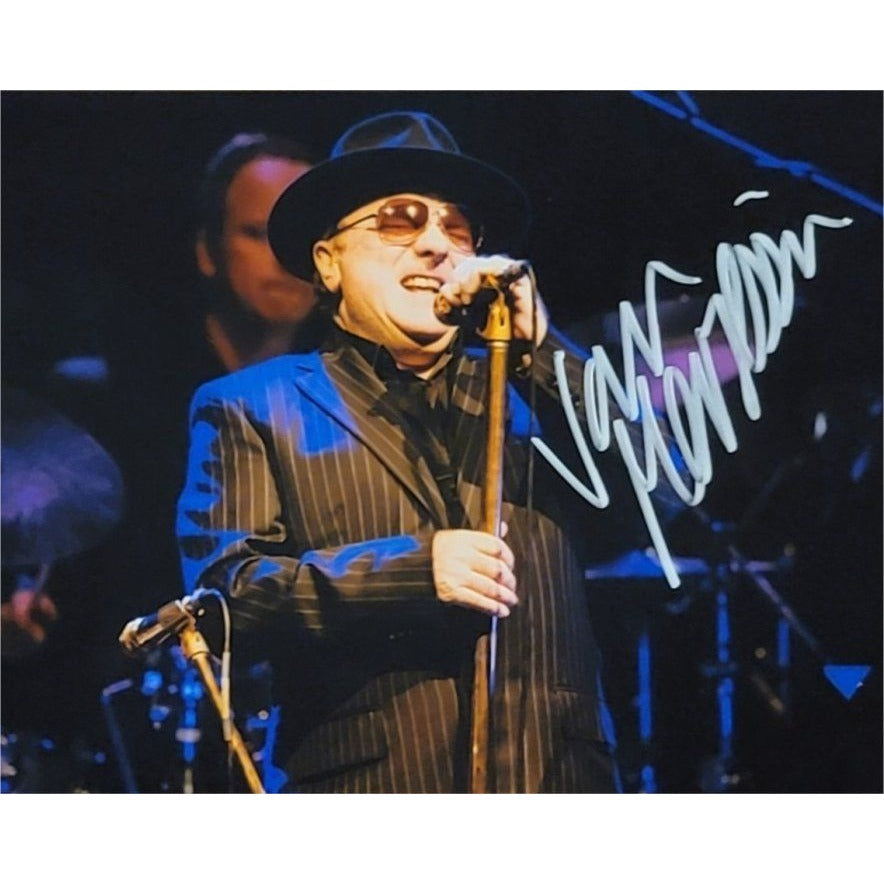 Van Morrison 8 x 10 photo signed with proof - Awesome Artifacts 