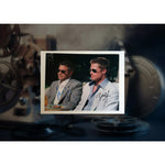 Load image into Gallery viewer, Brad Pitt and George Clooney 8 by 10 signed photo with proof
