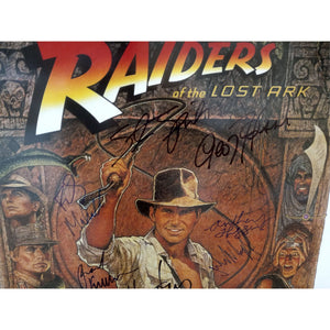 Harrison Ford Raiders of the Lost Ark 36x24 authentic movie poster signed with proof