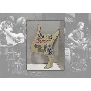 Jerry Garcia and the Grateful Dead electric guitar pickguard signed with proof