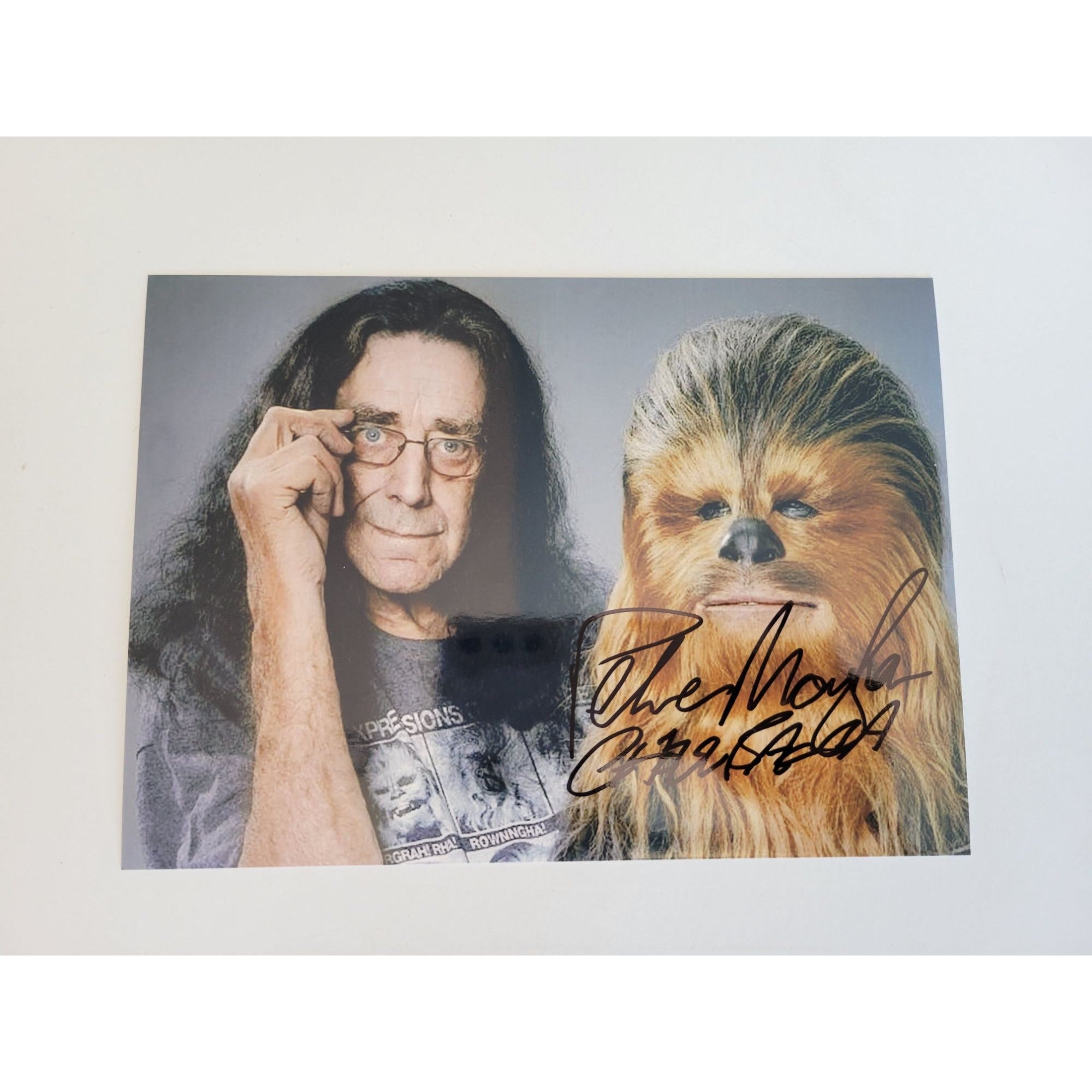 Peter Mayhew Chewbacca Star Wars 5x7 photo signed