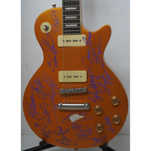 2000 Kobe Bryant Shaquille O'Neal LosLos Angeles Lakers NBA champs Les Paul guitar signed with proof