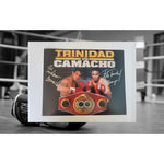 Load image into Gallery viewer, Hector Macho Camacho Felix Trinidad a 8 x 10 photo sign with proof

