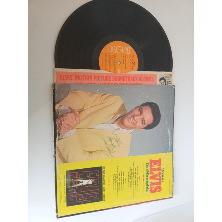 Elvis Presley from Memphis original 1969 LP signed