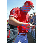 Load image into Gallery viewer, Mike Trout, Mookie Betts, Aaron Judge 8 x 10 photo with proof signed
