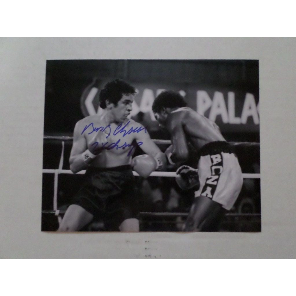 Bobby Chacon 8 by 10 sign photo