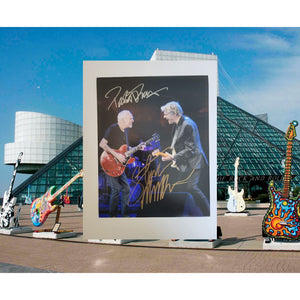 Steve Miller and Peter Frampton 8x10 photo signed with proof