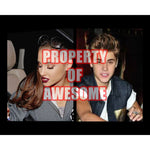 Load image into Gallery viewer, Ariana Grande and Justin Bieber 8 by 10 signed photo with proof
