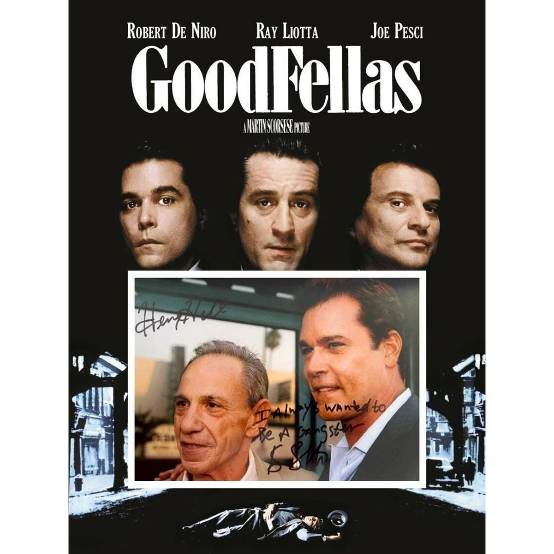 Henry Hill and Ray Liotta Goodfellas 5 x 7 photo signed with proof