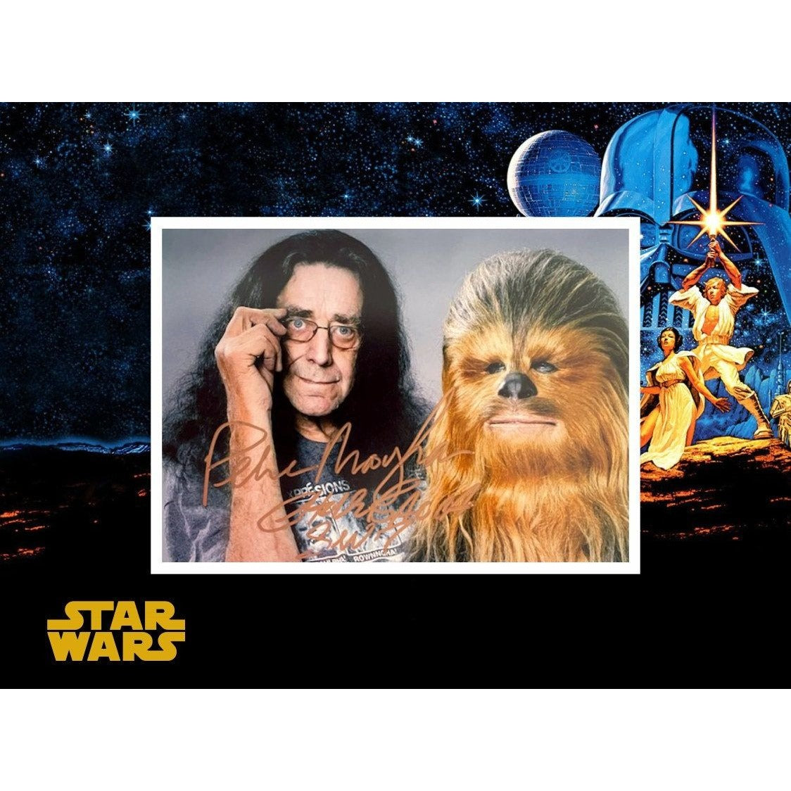 Peter Mayhew Chewbacca 5 x 7 photo signed with proof