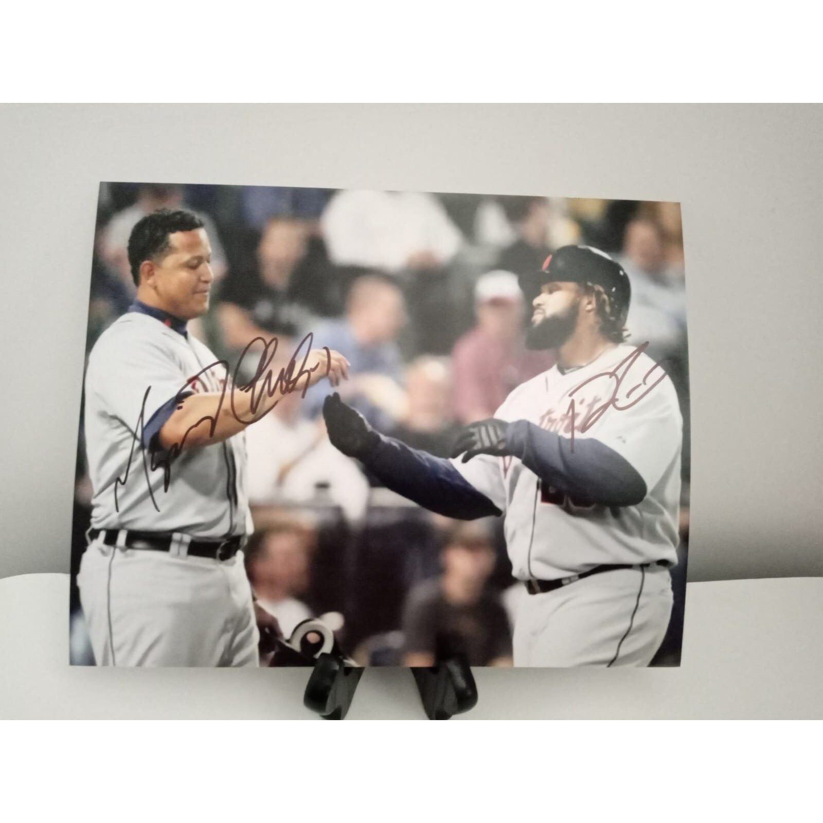 Miguel Cabrera and Prince Fielder 8 x 10 signed photo