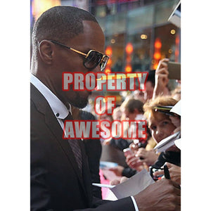 Jamie Foxx Ray 8 x 10 signed photo with proof