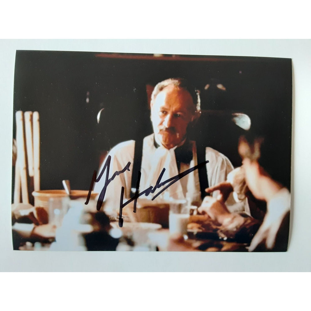 Gene Hackman 5 x 7 photo signed with proof