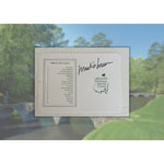 Load image into Gallery viewer, Mark O&#39;Meara Master signed scorecard with proof
