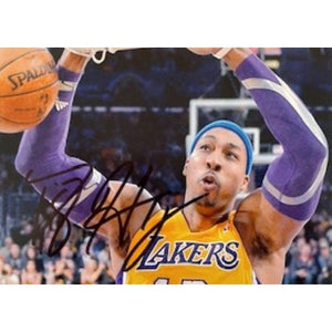Dwight Howard Los Angeles Lakers 5 x 7 photo signed with proof