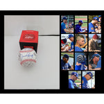 Load image into Gallery viewer, 2020 World Series champion Los Angeles Dodgers team signed MLB Rawlings framed baseball with proof
