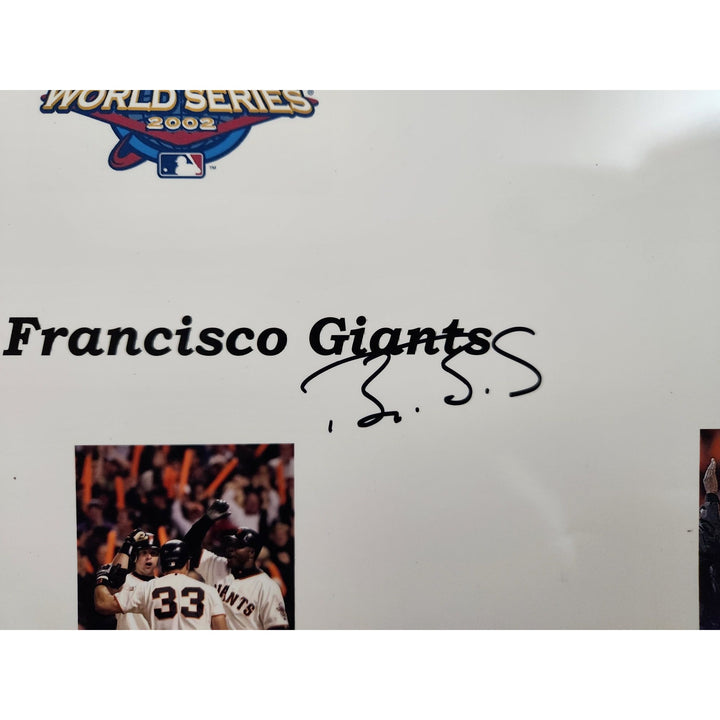 Barry Bonds 13x19 photo signed