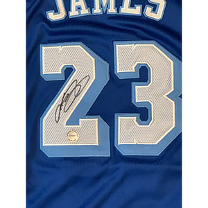 LeBron James jersey signed with proof
