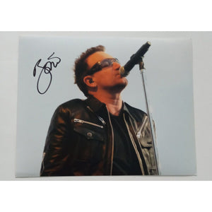 Paul Hewson Bono of U2 8 by 10 signed photo with proof